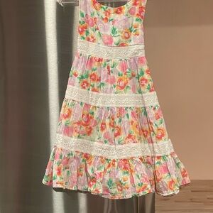 Tommy Bahama Floral Eyelet Dress size 3T